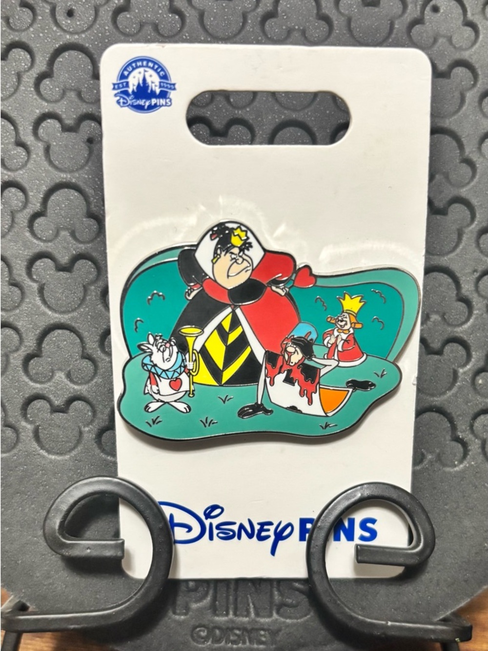 Disney Queen of Hearts Multi-Color Enamel Brooch